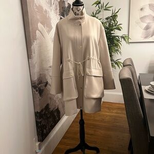H&M Elegant Cream Trench Coat